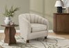 Monarch Specialties - Accent Chair, 31"H, Upholstered, Living Room, Bedroom, Cream Fabric, Transitional | Monarch Specialties - Chaise D'Appoint, 31"H, Rembourre, Salon, Chambre A Coucher, Tissu Creme, Transitionnel