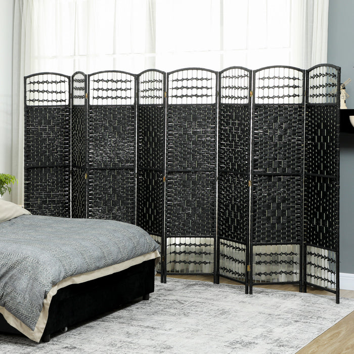 HOMCOM 5.6ft Folding Room Divider, Freestanding Privacy Screen for Bedroom