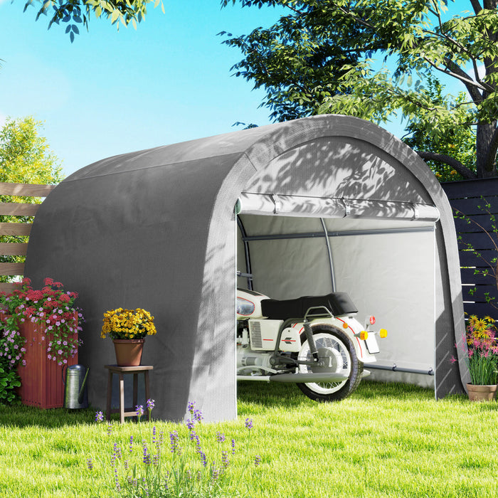 Outsunny 10'x10' Outdoor Storage Shed, Waterproof Heavy Duty Portable Shed