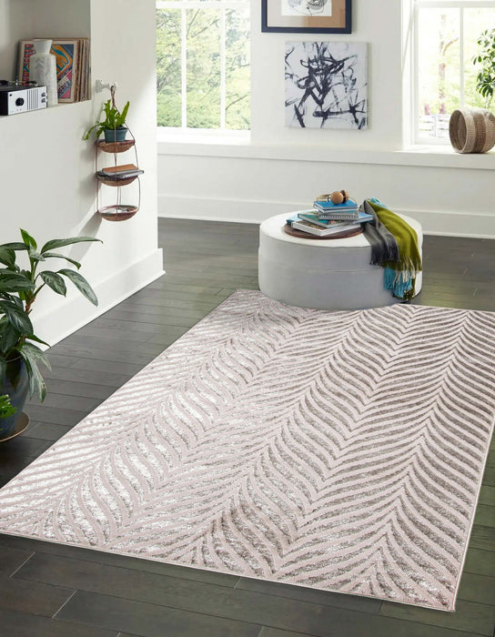 Roman Grey Area Rug - 5'0\" x 8'0\"