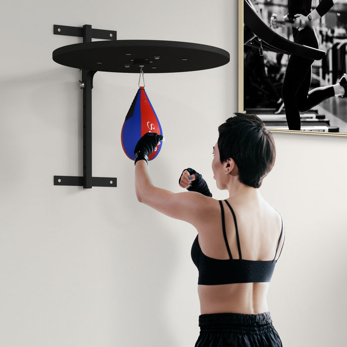 Soozier Wall Mounted Speed Bag Platform, Height Adjustable Punching Bag