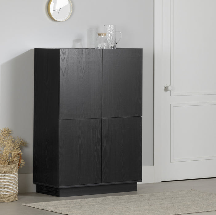 Arum High-buffet Accent Cabinet - Black Oak 