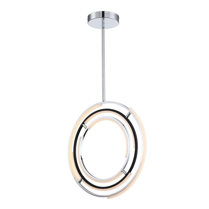 Trilogy Collection 24\" Integrated LED Pendant - Polished Nickel