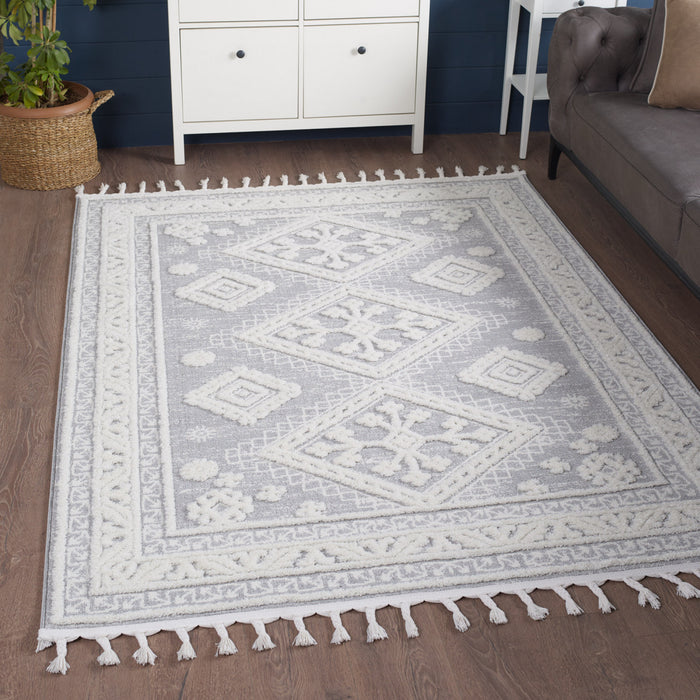 Quinto Westerner Shag Area Rug - 5'7\" x 7'3\"