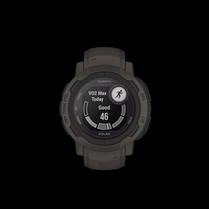 Garmin Instinct® 2 Solar Gps Smartwatch - Durable Rugged Design With Solar Charging - Graphite