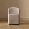 Hearth Contemporary Modern Upholstered Side Chair in Barley | Chaise d’appoint contemporaine moderne Hearth, rembourree, coloris orge