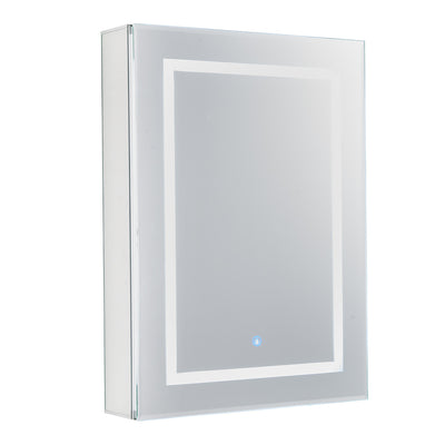 Stapik LED Medicine Mirror Cabinet - Silver|Armoire à pharmacie Stapik avec miroir et DEL - argentée