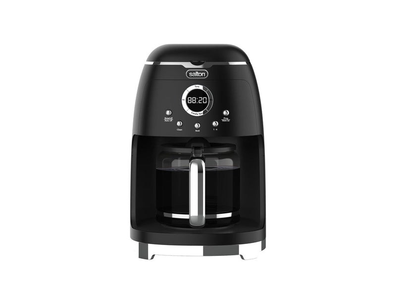 Salton NuRetro Digital 12 Cup Coffee Maker - Midnight Black