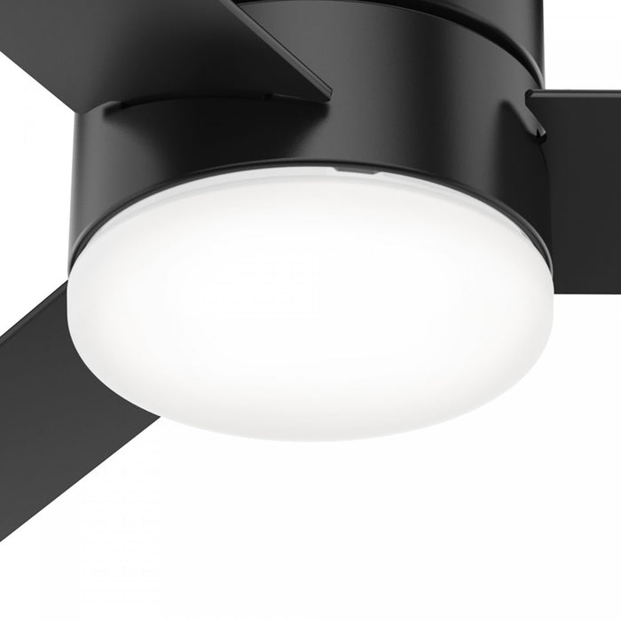 Minimus Ceiling Fan with Light Fixture - Black
