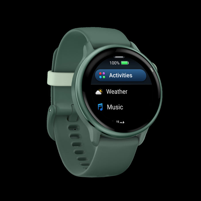 Garmin Vivoactive 6 Jasper Green Training Smartwatch - Performance Wearable, Garmin Coach, Strength HIIT, Mobility Exercises, Wheelchair Workouts