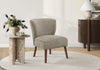 Monarch Specialties - Accent Chair, 33" H, Upholstered, Living Room, Bedroom, Brown Fabric, Walnut Wood Legs | Monarch Specialties - Chaise D'Appoint, 33"H, Rembourre, Salon, Chambre A Coucher, Marron, Pieds Bois De Noyer