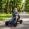 Qaba Kids Pedal Go Kart, Ride on Toy with Automatic Clutch, Brake, Non-Slip EVA Tires, Pedal Car for Boys Girls 3-6 Years, Blue