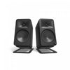 Kanto S4 Angled Desktop Speaker Stands for Midsize Speakers - Pair, Black | Supports d'enceintes de bureau inclines Kanto S4 pour enceintes de taille moyenne - paire, noir