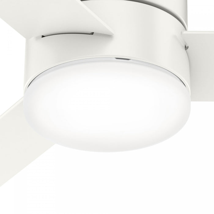 Minimus Ceiling Fan with Light Fixture - White