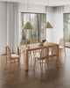 Paragon and Rockaway Modern Industry Chic 7-Piece Dining Set in Oatmeal and Natural Dining Room Set | Ensemble de salle a manger chic industriel moderne Paragon et Rockaway 7 pieces en flocon d’avoine et naturel