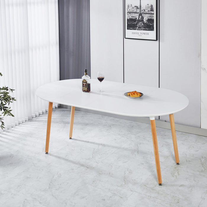 Emma Multi-Purpose Round Dining Table with Extendable