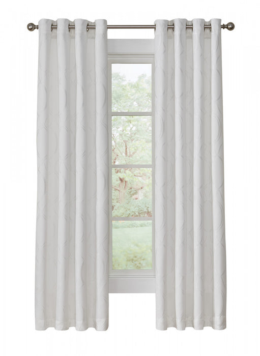 Thermalogic Infinity White Room Darkening Grommet Curtain Panel - 52 x 84