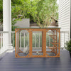 Pawhut Cat Cage Indoor Catio Outdoor Cat Enclosure Pet House Small Animal Hutch For Rabbit, Kitten, |Pawhut Maison D'exterieur En Bois Pour Chat Cage Interieure Avec Toit En Asphalte, Plateformes A Plu