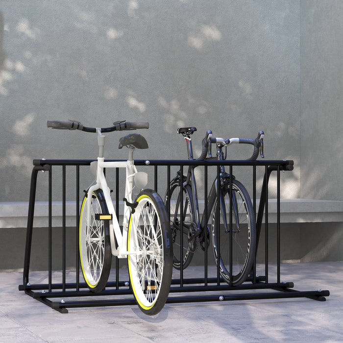 Durhand Double-sided Bike Rack Stand With 6-bike Capacity