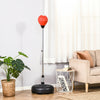 Soozier 52.4" -59.4" Adjustable Height Reflex Bag with Stand and Gloves