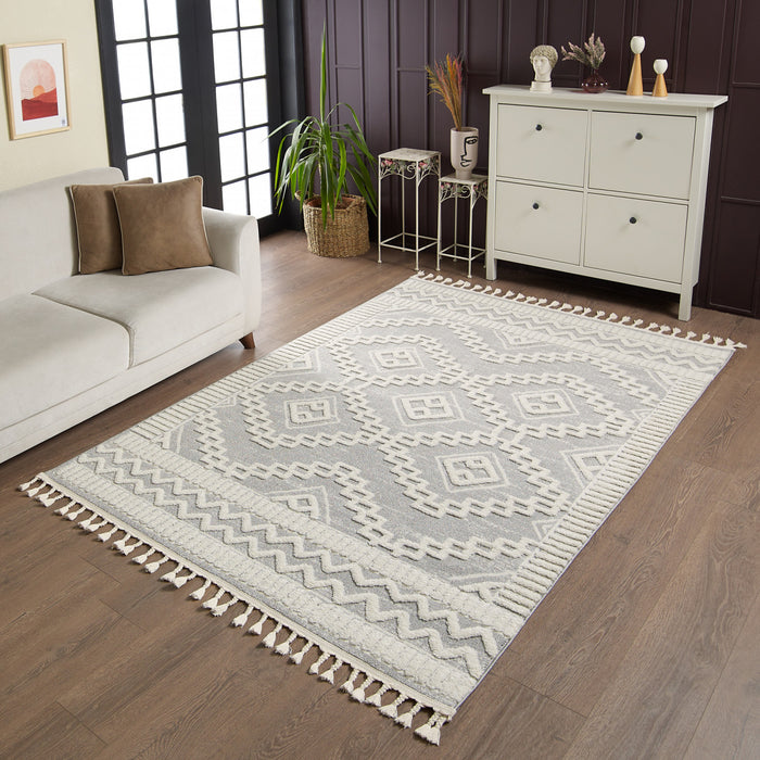 Quinto Moroccan Quatro Shag Area Rug - 6'3\" x 9'