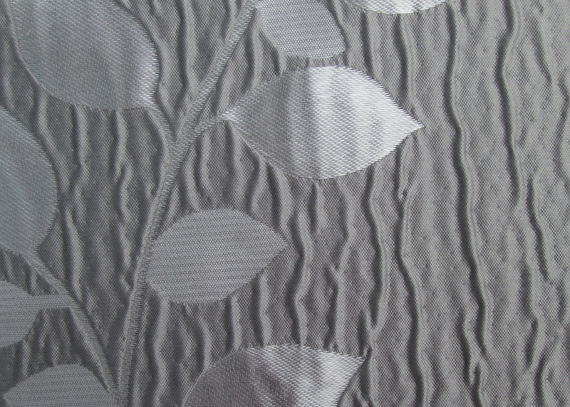 Habitat Metallic Silver Leaf Light Filtering Grommet Curtain Panel - 52 x 84