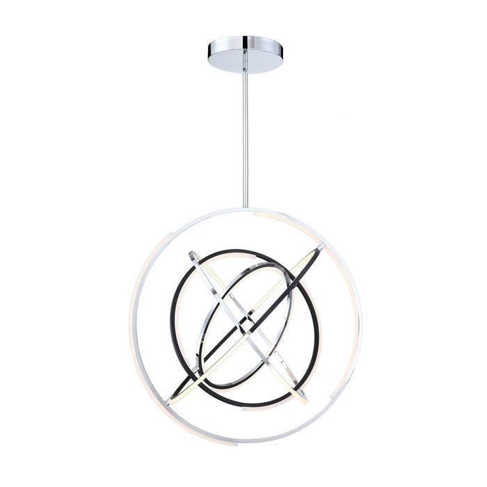 Trilogy Collection 32\" Integrated LED Pendant - Polished Nickel