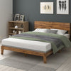 Julia Wood Platform Bed with Headboard - Queen Size | Julia lit plateforme en bois avec tête de lit - Grand