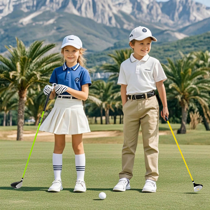Ultimate Junior Golf Club Set For Children Includes 165cc #3 Fairway Wood & #7 Iron Yellow