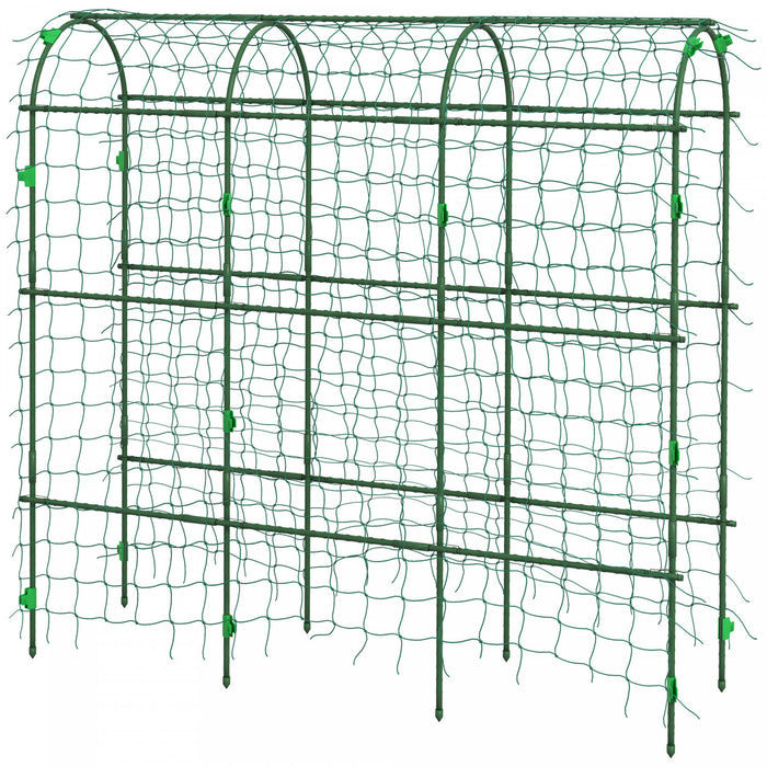 Outsunny Garden Trellis For Climbing Plants Outdoor, 6ft Tall