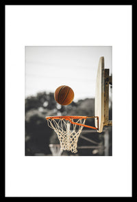 Framed Basketball Hoop Photography - 20