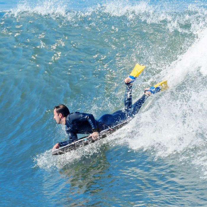 Costway 41\" Lightweight Body Board With Eps Core Xpe Deck Hdpe Bottom Crescent Tail Multi-color