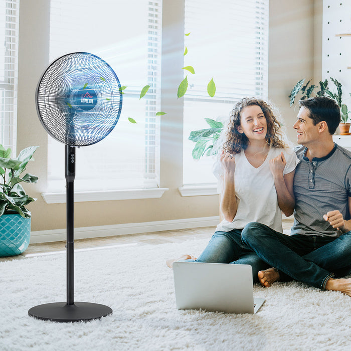 Homcom Pedestal Fan With 3 Modes And 3 Speeds