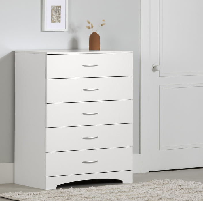 Step One 5-drawer Chest - Pure White 