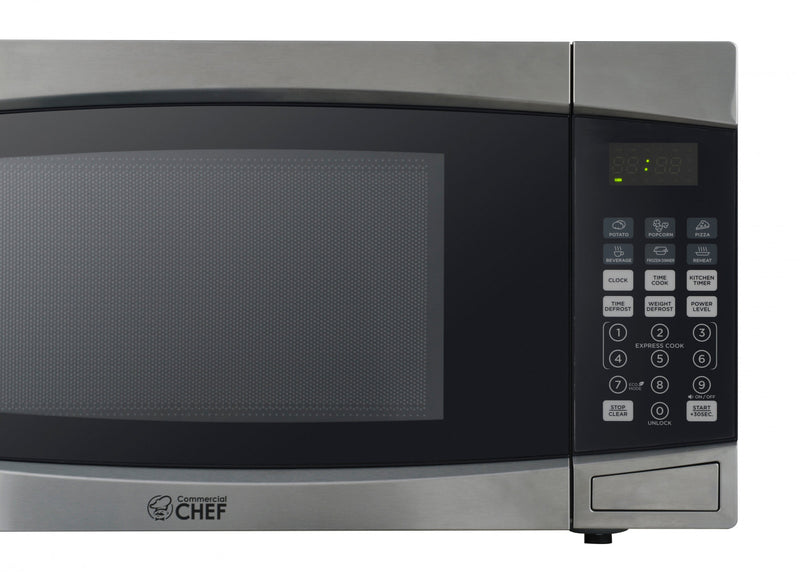 CHM Series Commercial Chef 1.6 Cu. Ft. Countertop Microwave Oven, CHM16100S6C Countertop Microwave Larger 1cuft