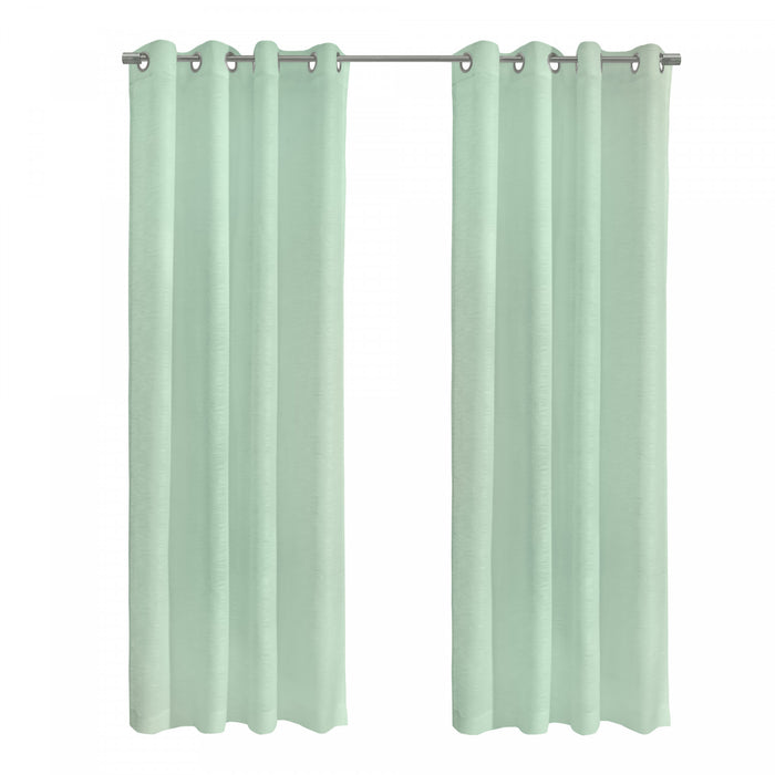 Habitat Boucle Surf Spray Sheer Grommet Curtain Panel - 52 x 84