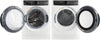 Electrolux 5.2 Cu. Ft. Front Load Washer and 8.0 Cu. Ft. Perfect Steam™ Gas Dryer - Matte White  | Laveuse à chargement frontal de 5,2 pi3 et sécheuse à gaz Perfect SteamMC de 8,0 pi3 d’Electrolux - blanc mat