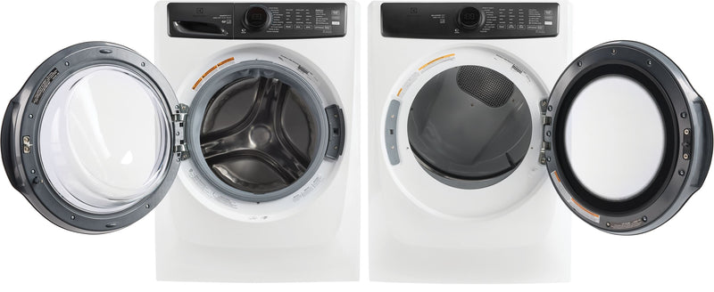 Electrolux 5.2 Cu. Ft. Front Load Washer and 8.0 Cu. Ft. Perfect Steam™ Gas Dryer - Matte White 