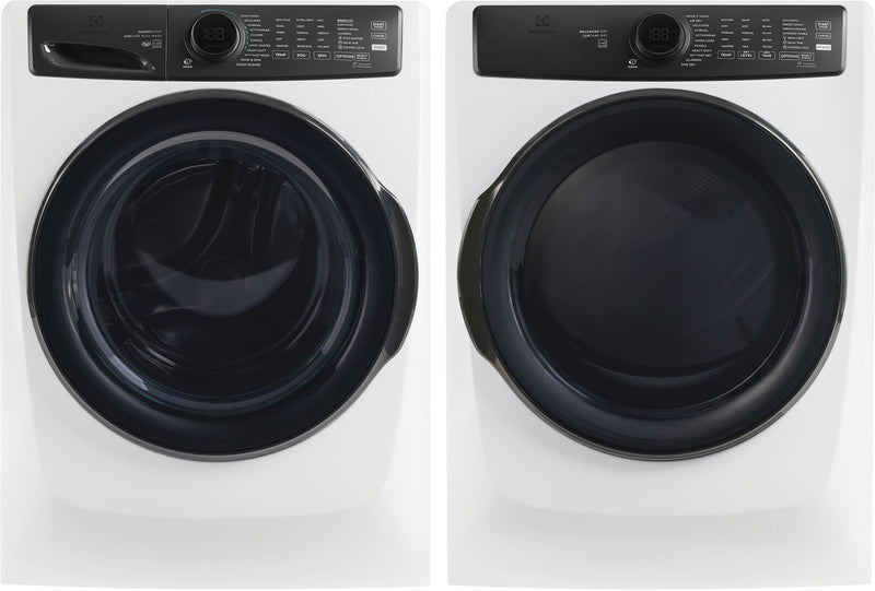 Electrolux 5.2 Cu. Ft. Front Load Washer and 8.0 Cu. Ft. Perfect Steam™ Electric Dryer - Matte White 
