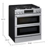 Samsung 6.0 Cu. Ft. Gas Slide-In Flex Duo™ Range with Air Fry Max – Silver - NSG90H60DRAA | Cuisinière à gaz encastrée Flex DuoMC de Samsung de 6,0 pi3 avec friture à air Air Fry Max - argentée - NSG90H60DRAA