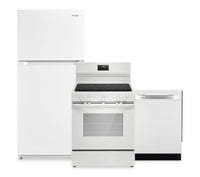 Frigidaire 3-Piece Kitchen Appliance Package – White 