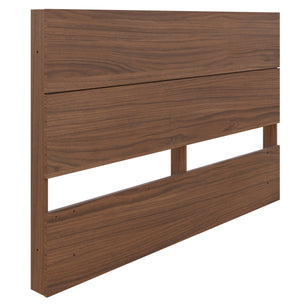 Nordika Full Panel Headboard - Walnut