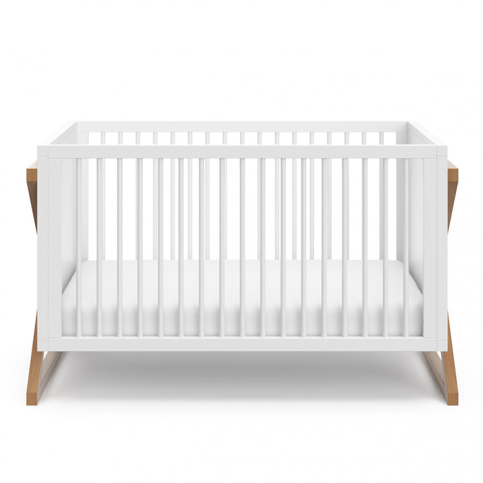 Storkcraft Equinox 3-in-1 Convertible Crib - White/Vintage Driftwood