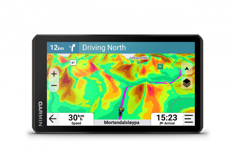 Garmin Tread 2 6” Powersport Navigator - Off-Road GPS, Turn-by-Turn Trails, Group Ride Tracking, Elevation Maps, Snowmobile Routes, Satellite Imagery