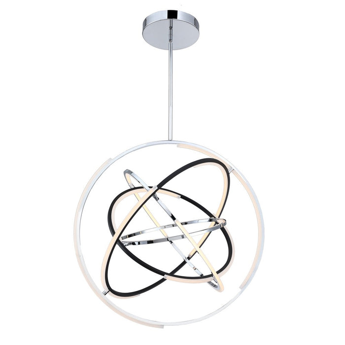 Trilogy Collection 32\" Integrated LED Pendant - Polished Nickel