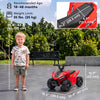 Qaba 6V Kids ATV, 4 Wheels Kids Electric Car with Handlebar Button Control, 45Mins Runtime, Max 1.2MPH, Max 55lbs Load, Kids Quad for Boys Girls 18-48 Months, Red