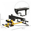 Soozier 3-in-1 Squat Machine W/ Resistance Bands, Adjustable Padded Bench & Leg Exerciser, Squats, P|Soozier Machine A Squat 3 En 1 Avec Bandes De Resistance, Banc Rembourre Reglable Et Exercice Pour L