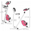 Soozier Foldable Exercise Bike With 8 Levels Of Magnetic Resistance|Soozier Velo D'exercice Pliable Avec 8 Niveaux De Resistance Magnetique