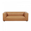 Lukas Contemporary Modern 89" Upholstered Sofa in Camel | Canape contemporain moderne Lukas 89" en tissu, coloris camel