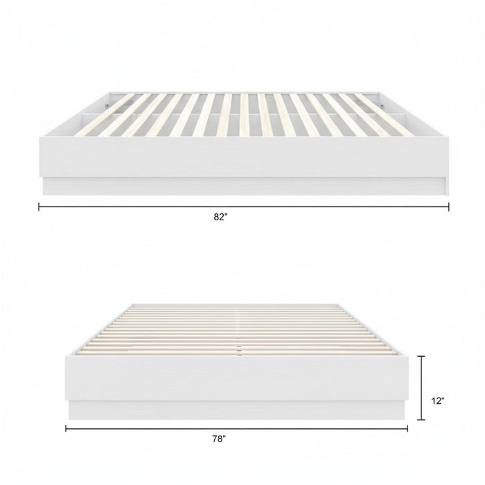 Milano Platform Bed Frame King Bed